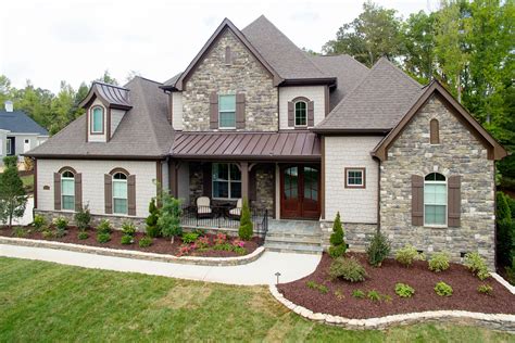 exterior brick metal roof